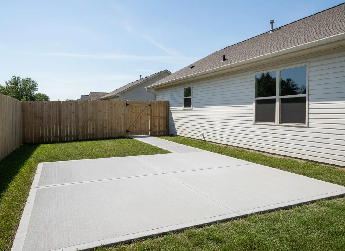 Backyard Patio and Walkway in Normal